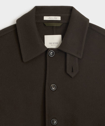 Cashmere Belted Topcoat - Brown