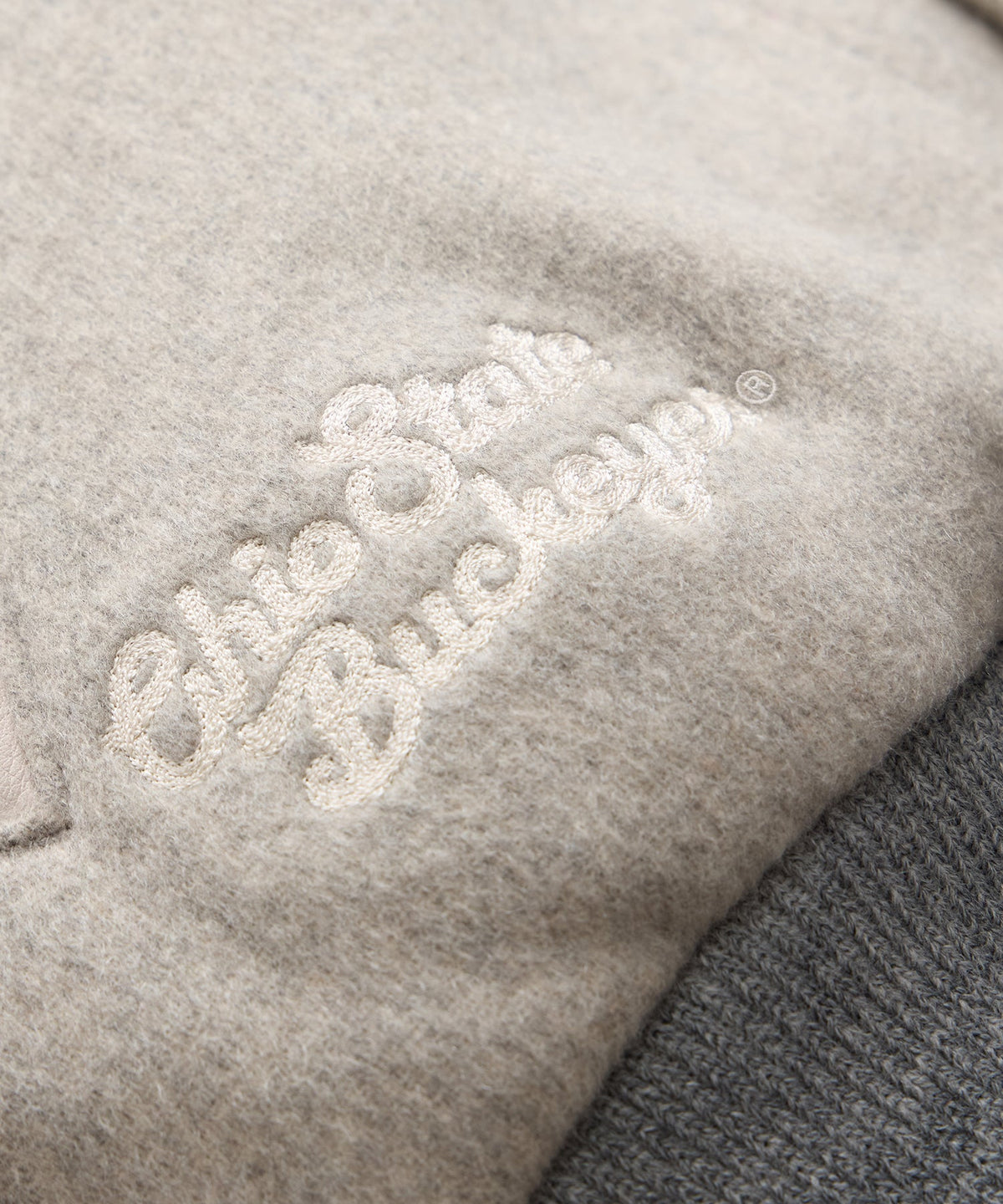 Todd Snyder x The Ohio State University™ Letterman Jacket - Light Grey Heather