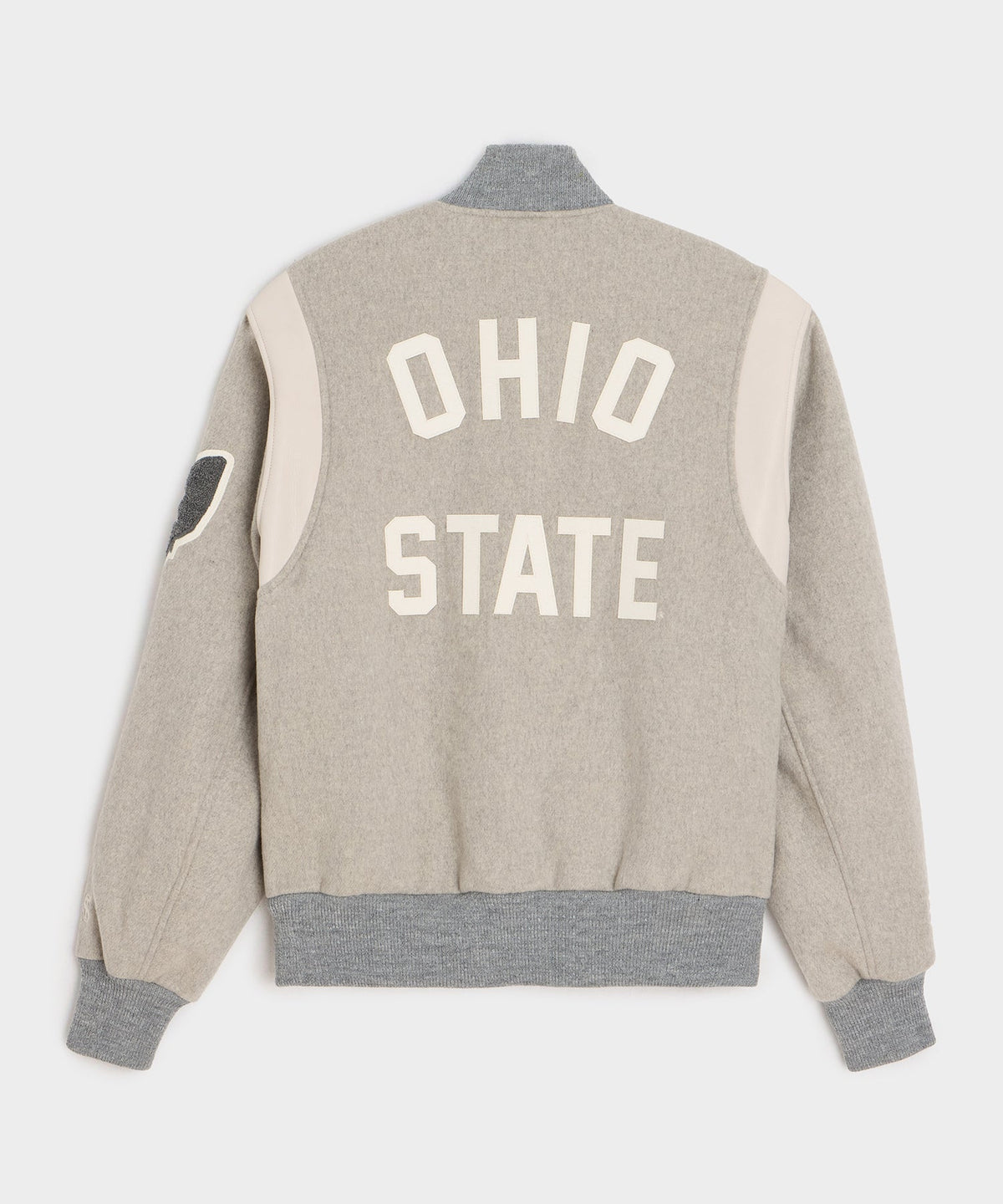 Todd Snyder x The Ohio State University™ Letterman Jacket - Light Grey Heather
