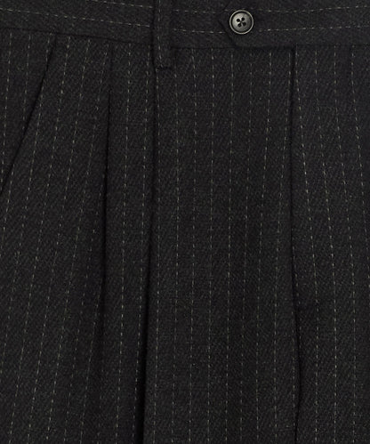 Italian Wool-Cashmere Wythe Trouser - Charcoal