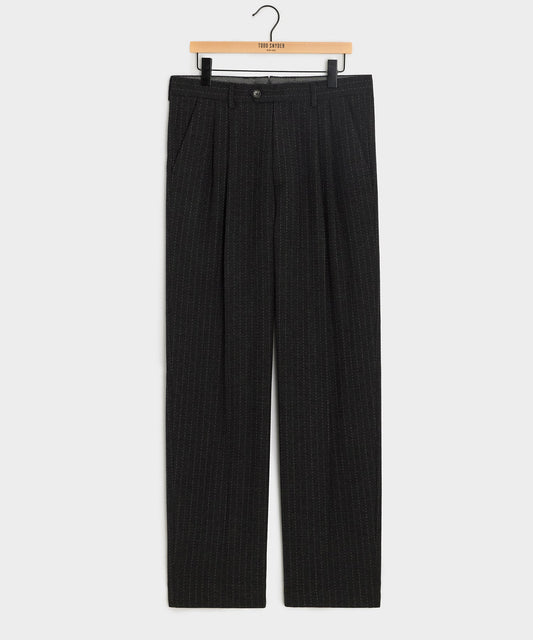 Italian Wool-Cashmere Wythe Trouser - Charcoal
