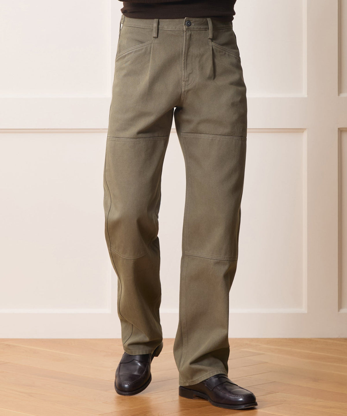 Pleated Welder Pant - Fogstone