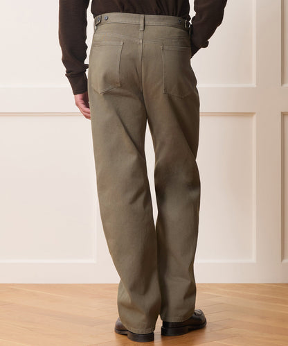 Pleated Welder Pant - Fogstone