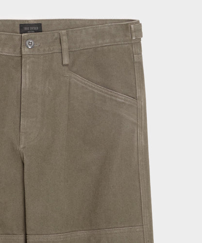 Pleated Welder Pant - Fogstone