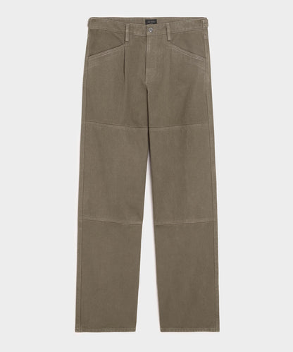 Pleated Welder Pant - Fogstone