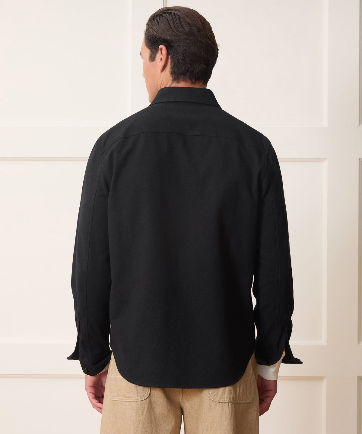 Chamois Cape Shirt - Black
