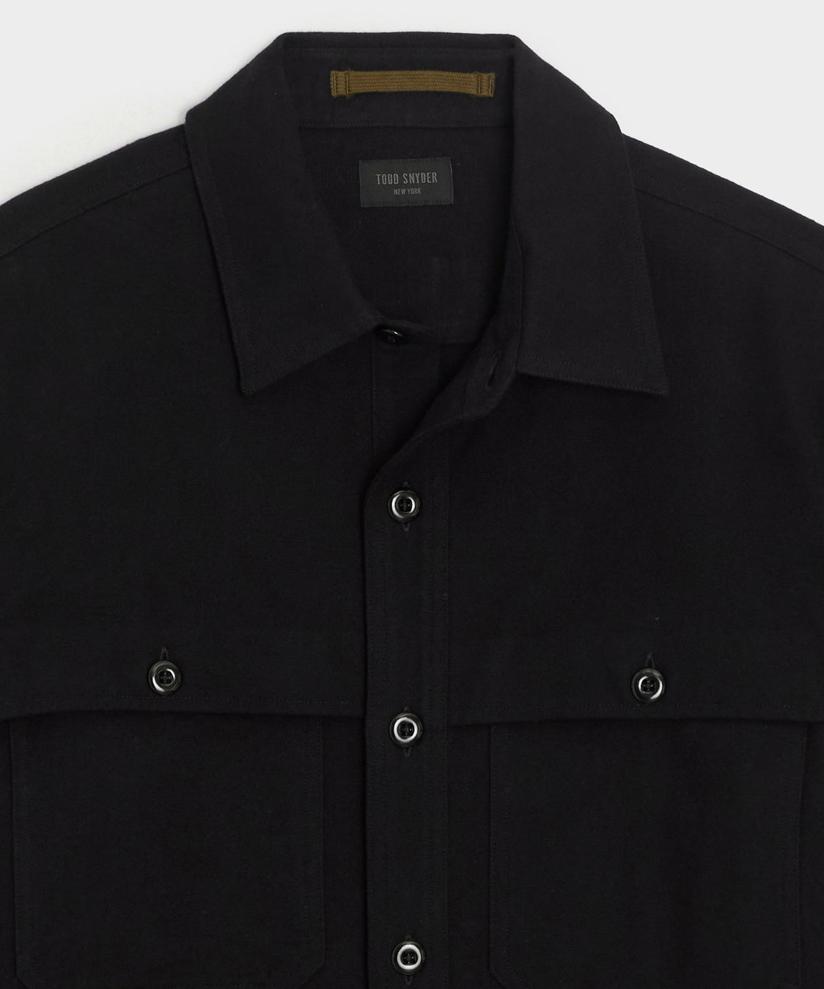 Chamois Cape Shirt - Black