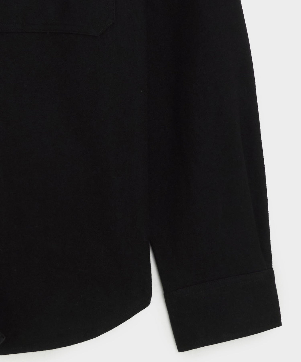 Chamois Cape Shirt - Black