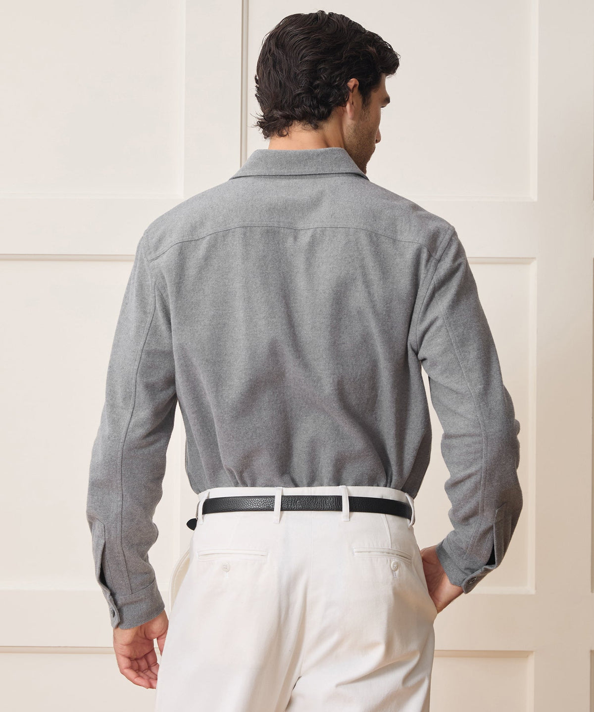Chamois Cape Shirt - Charcoal