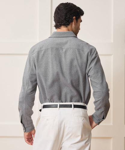 Chamois Cape Shirt - Charcoal