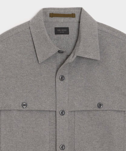 Chamois Cape Shirt - Charcoal