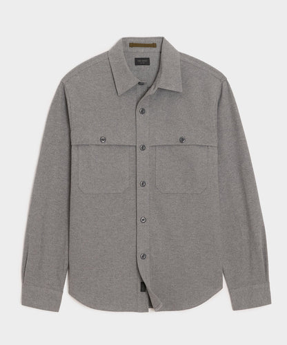 Chamois Cape Shirt - Charcoal