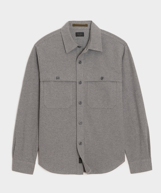 Chamois Cape Shirt - Charcoal