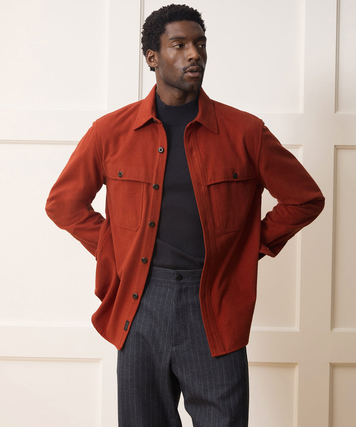 Chamois Cape Shirt - Clover Root