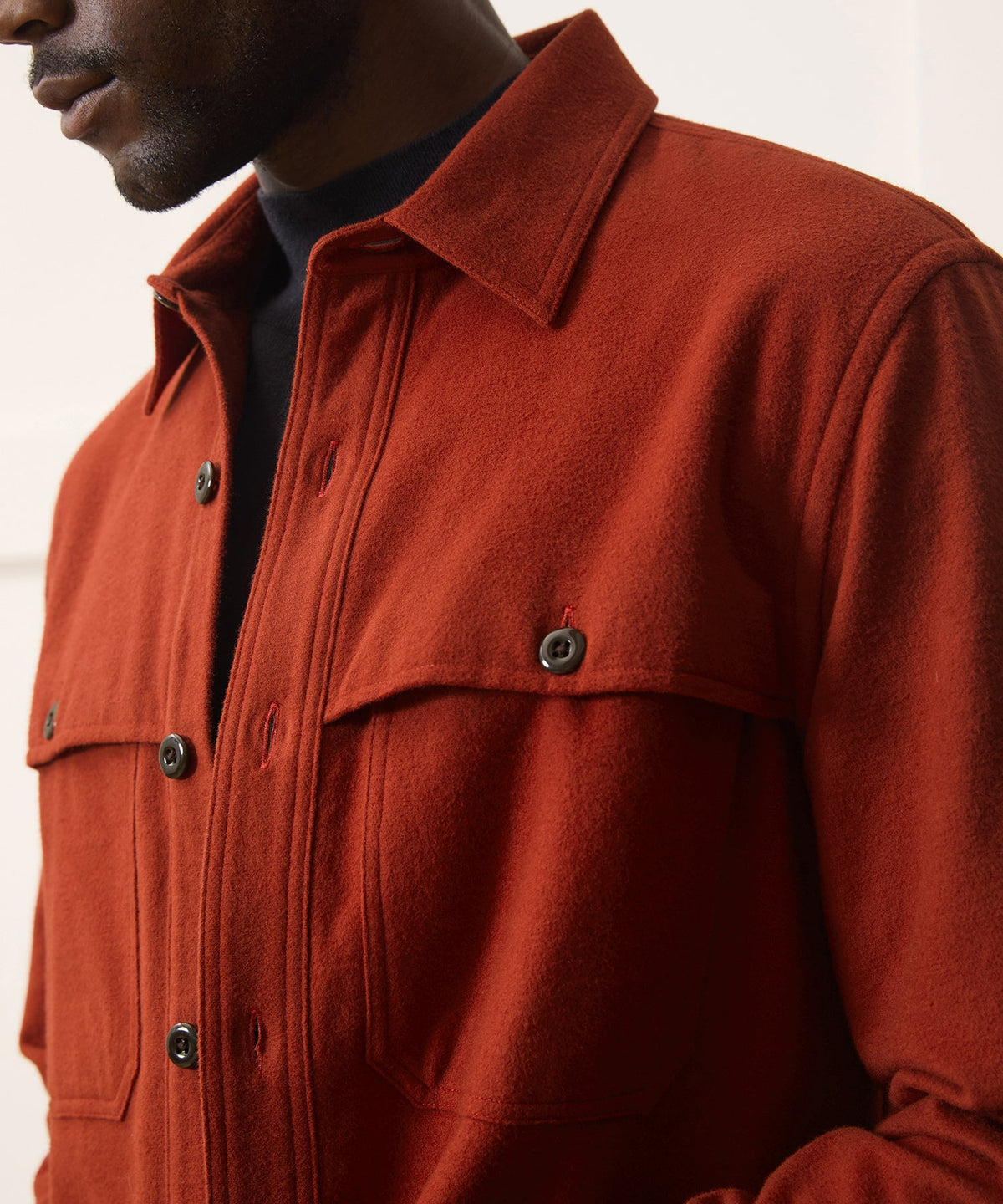 Chamois Cape Shirt - Clover Root