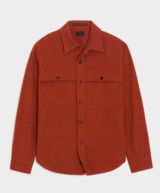 Chamois Cape Shirt - Clover Root