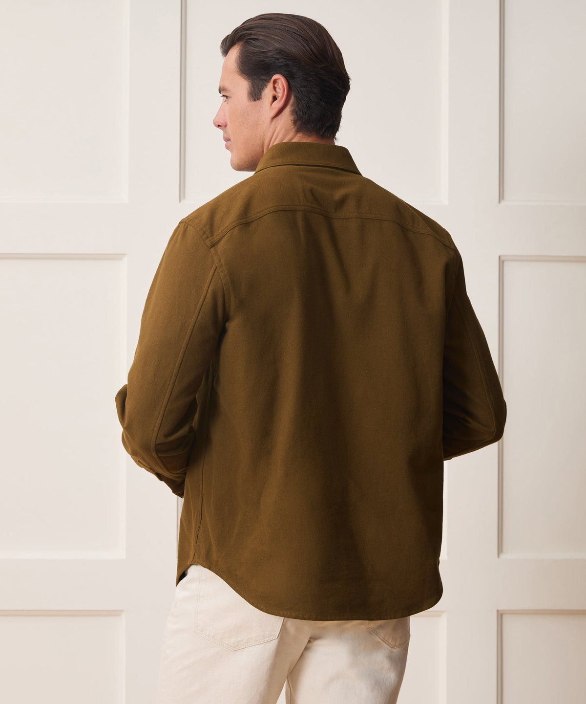 Chamois Cape Shirt - Moorland Bark