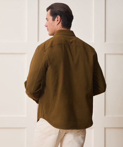 Chamois Cape Shirt - Moorland Bark