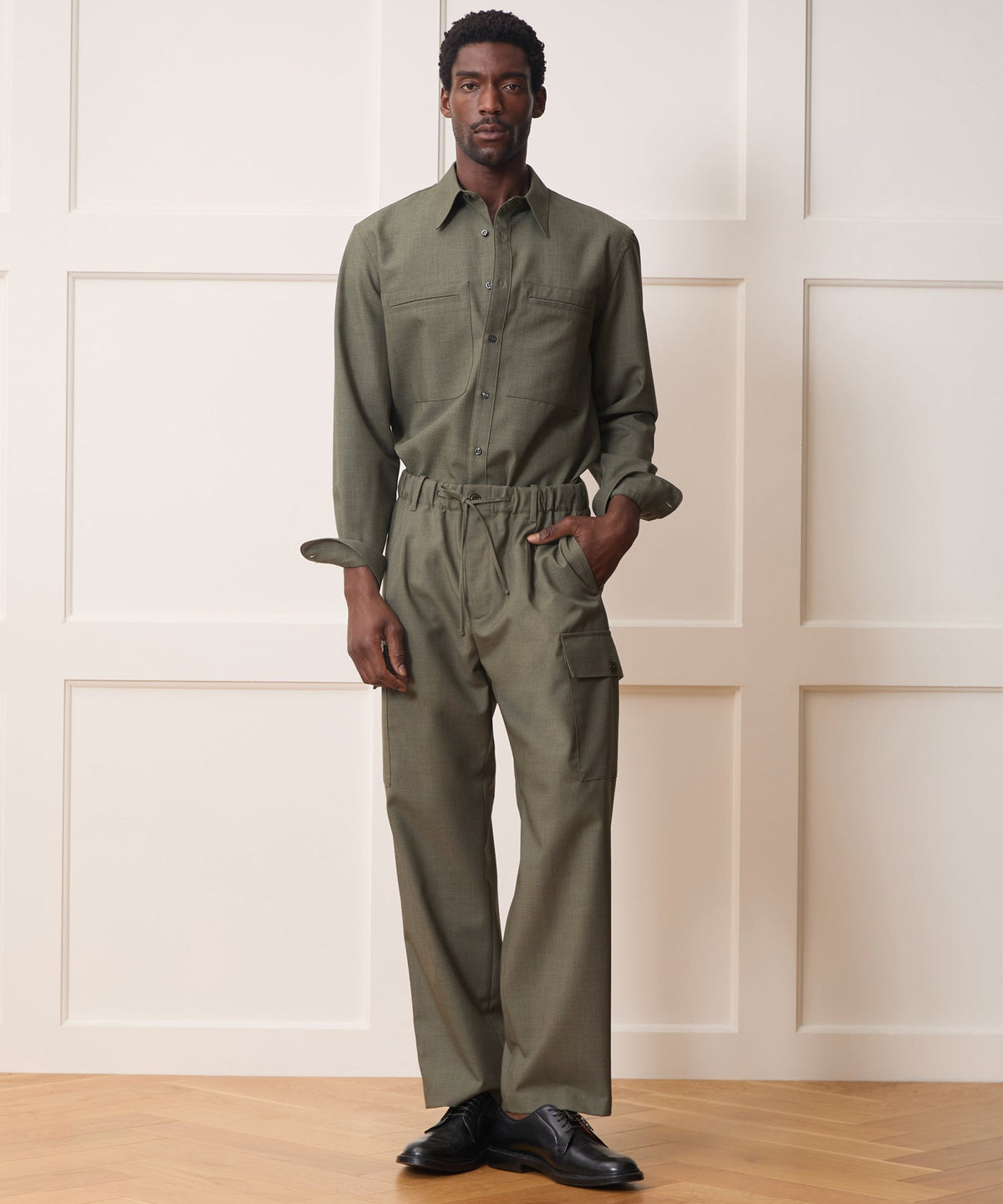Welt Pocket Utility Shirt - Green