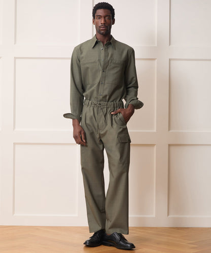 Welt Pocket Utility Shirt - Green