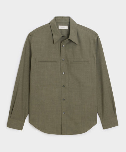 Welt Pocket Utility Shirt - Green