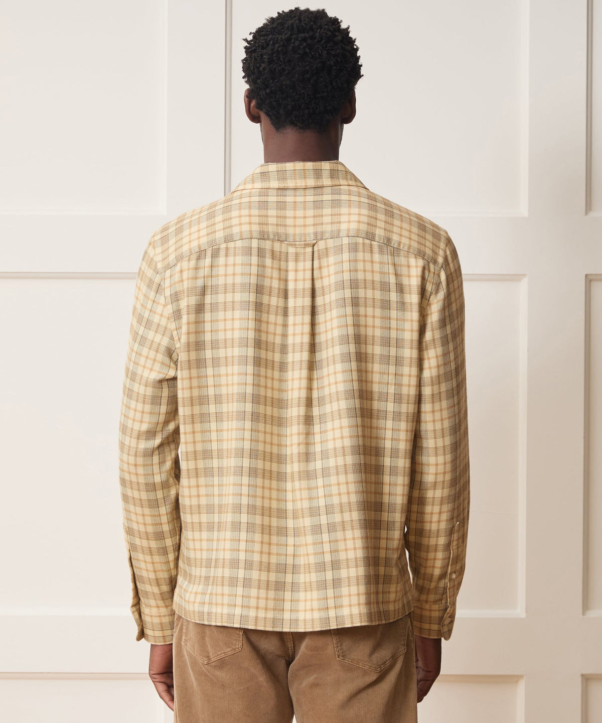 Brushed Camp Shirt - Dune Brown