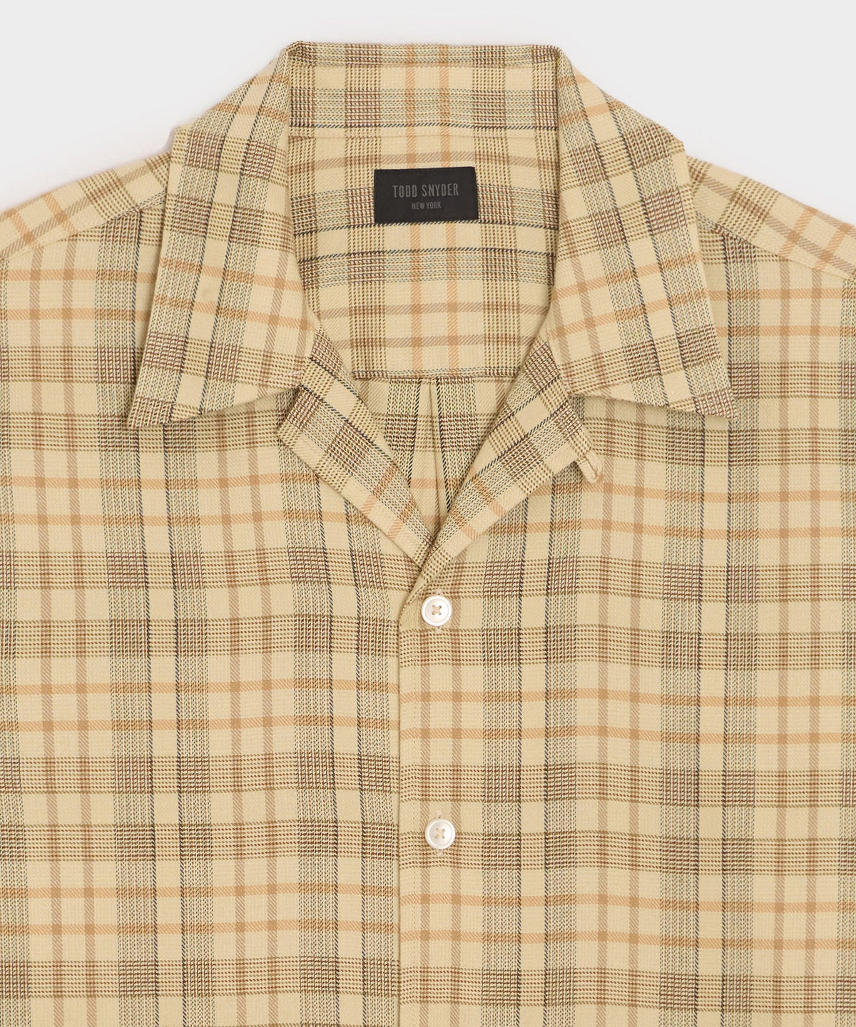 Brushed Camp Shirt - Dune Brown