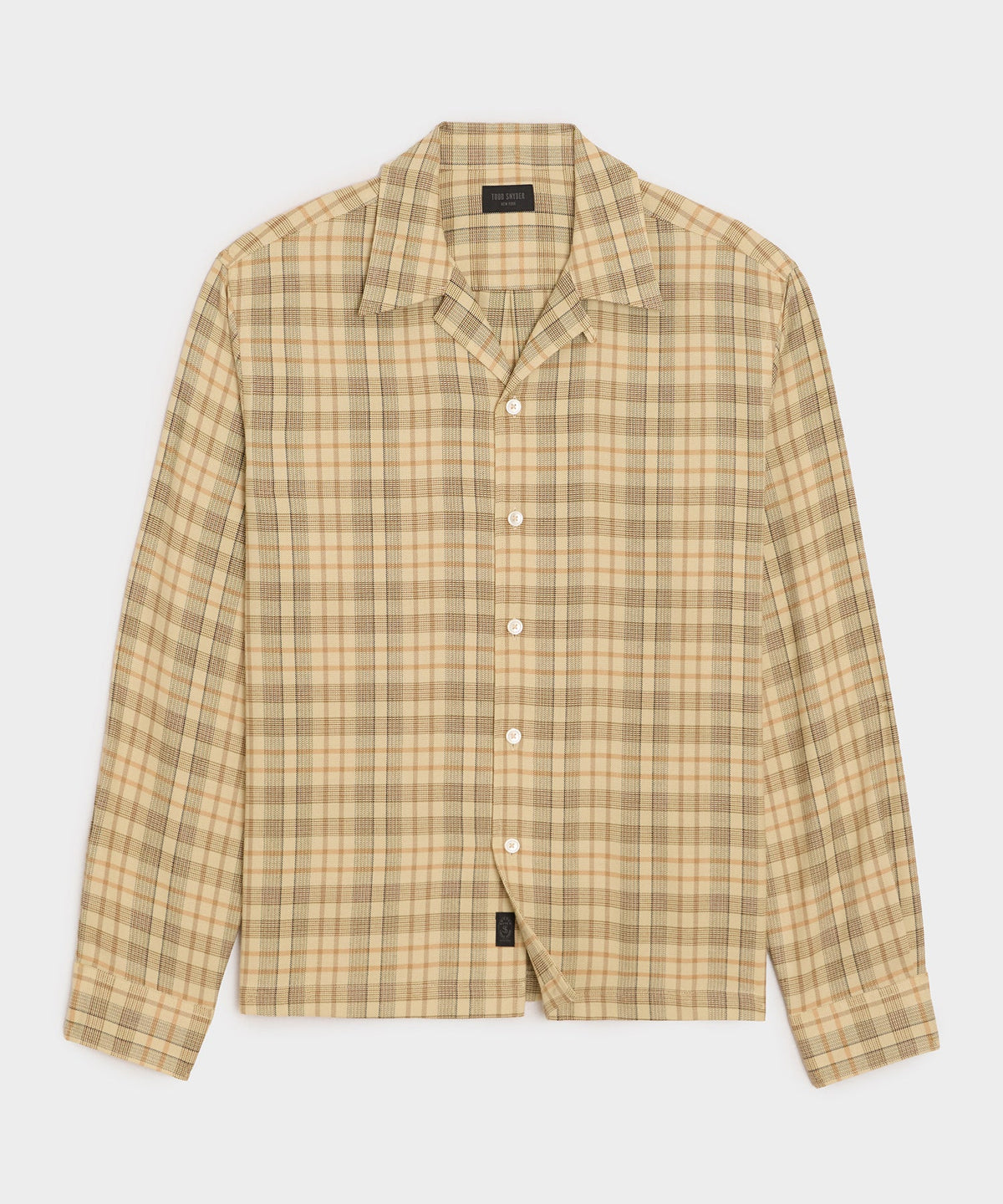 Brushed Camp Shirt - Dune Brown