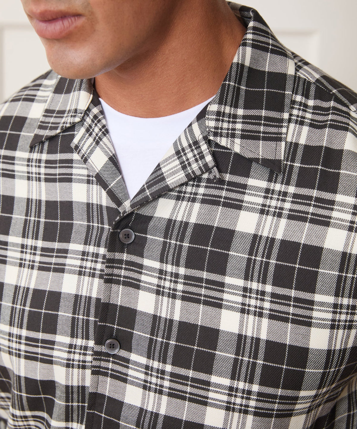 Brushed Camp Shirt - Black