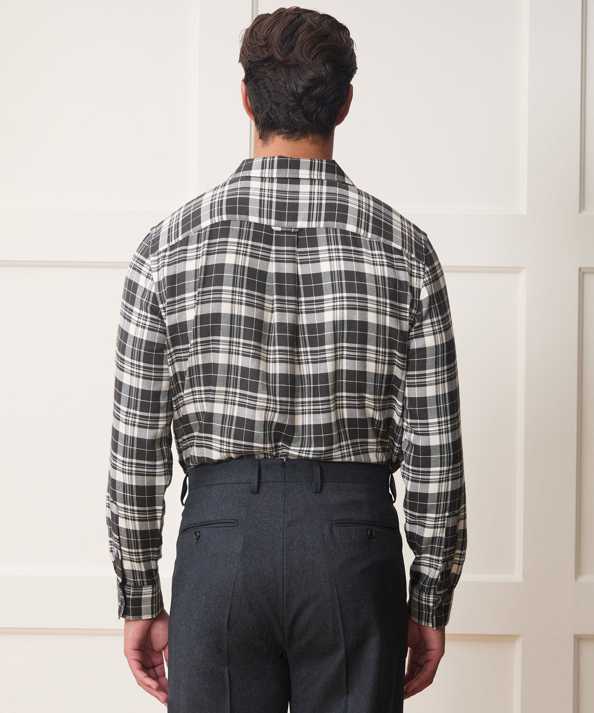 Brushed Camp Shirt - Black