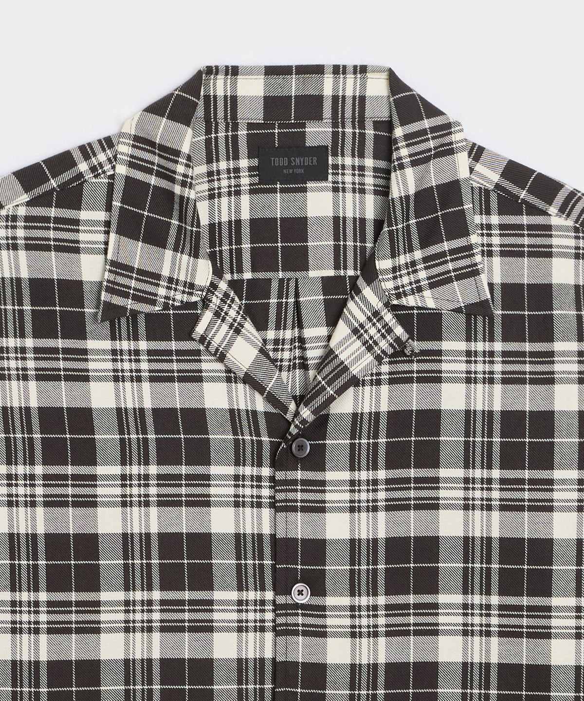Brushed Camp Shirt - Black