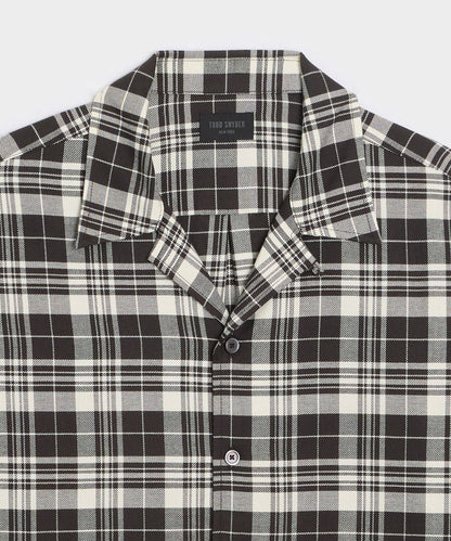 Brushed Camp Shirt - Black