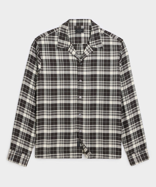 Brushed Camp Shirt - Black