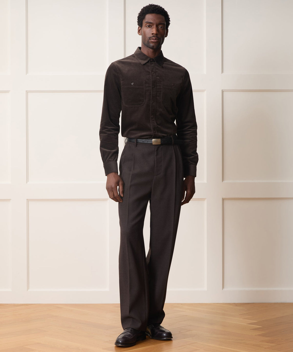 Corduroy Work Shirt - Cafe Racer