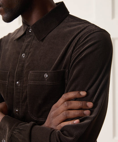 Corduroy Work Shirt - Cafe Racer