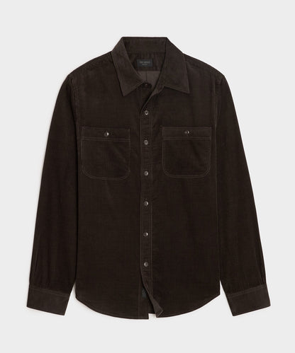 Corduroy Work Shirt - Cafe Racer