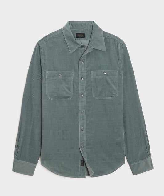 Corduroy Work Shirt - Dusty Horizon
