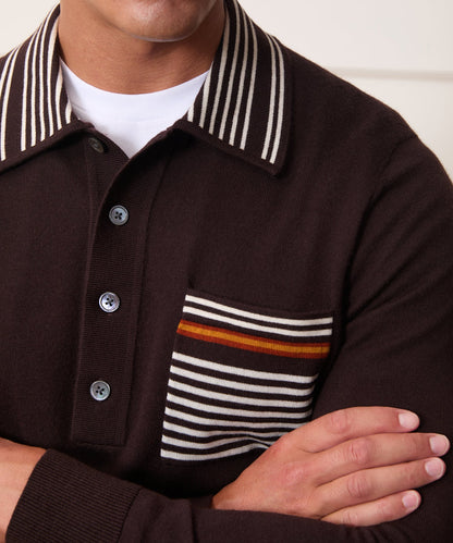 Knightsbridge Sweater Polo - Espresso Bean