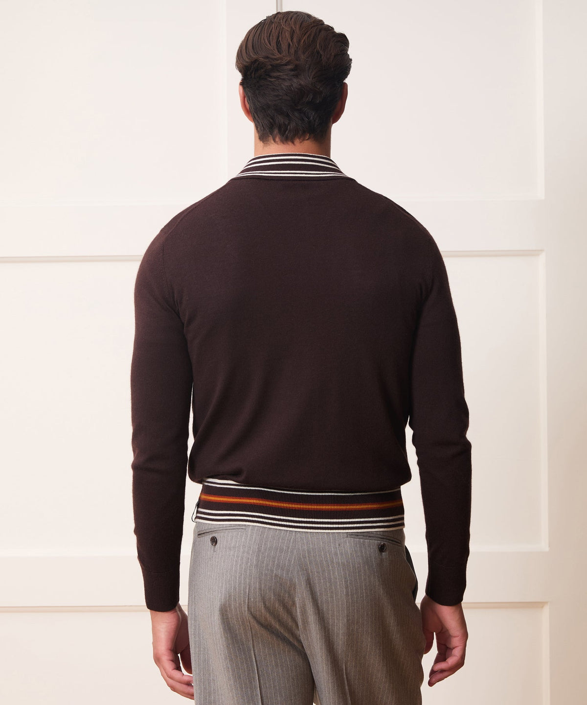 Knightsbridge Sweater Polo - Espresso Bean