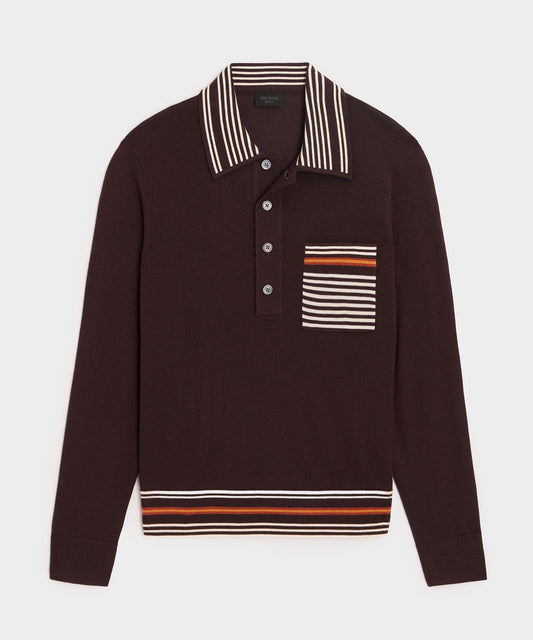 Knightsbridge Sweater Polo - Espresso Bean