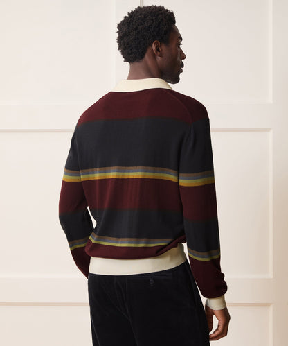 Woodford Sweater Polo - Winestain