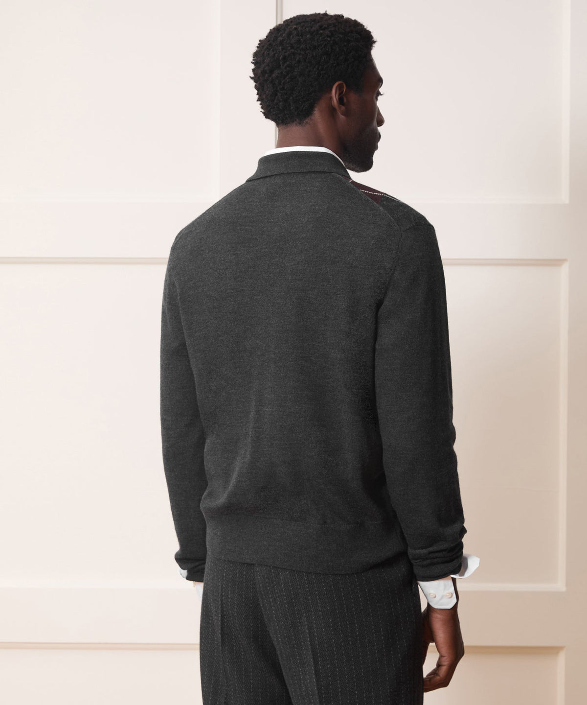 Hastings Sweater Polo - Charcoal