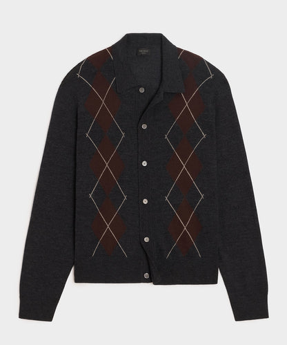 Hastings Sweater Polo - Charcoal