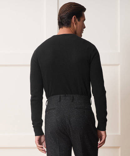 Cashmere V-Neck Sweater - Black