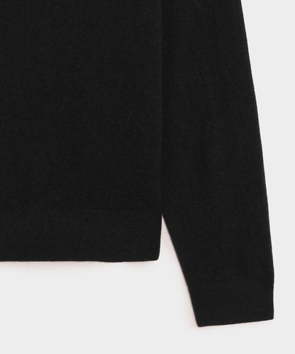 Cashmere V-Neck Sweater - Black