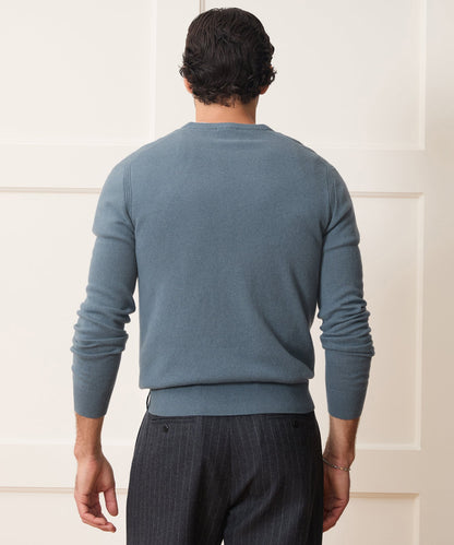 Cashmere V-Neck Sweater - River Way