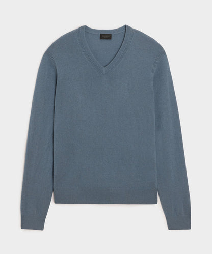 Cashmere V-Neck Sweater - River Way