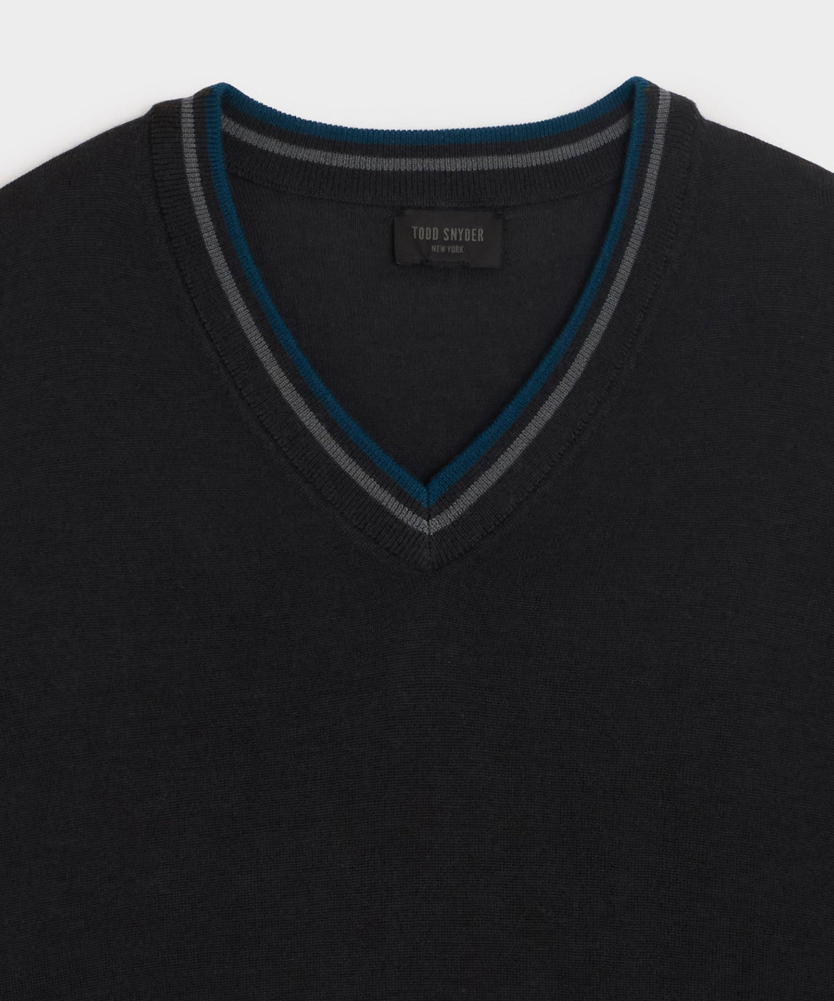 Merino V-Neck Sweater - Slate