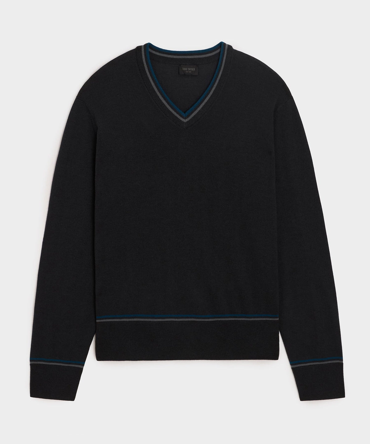 Merino V-Neck Sweater - Slate