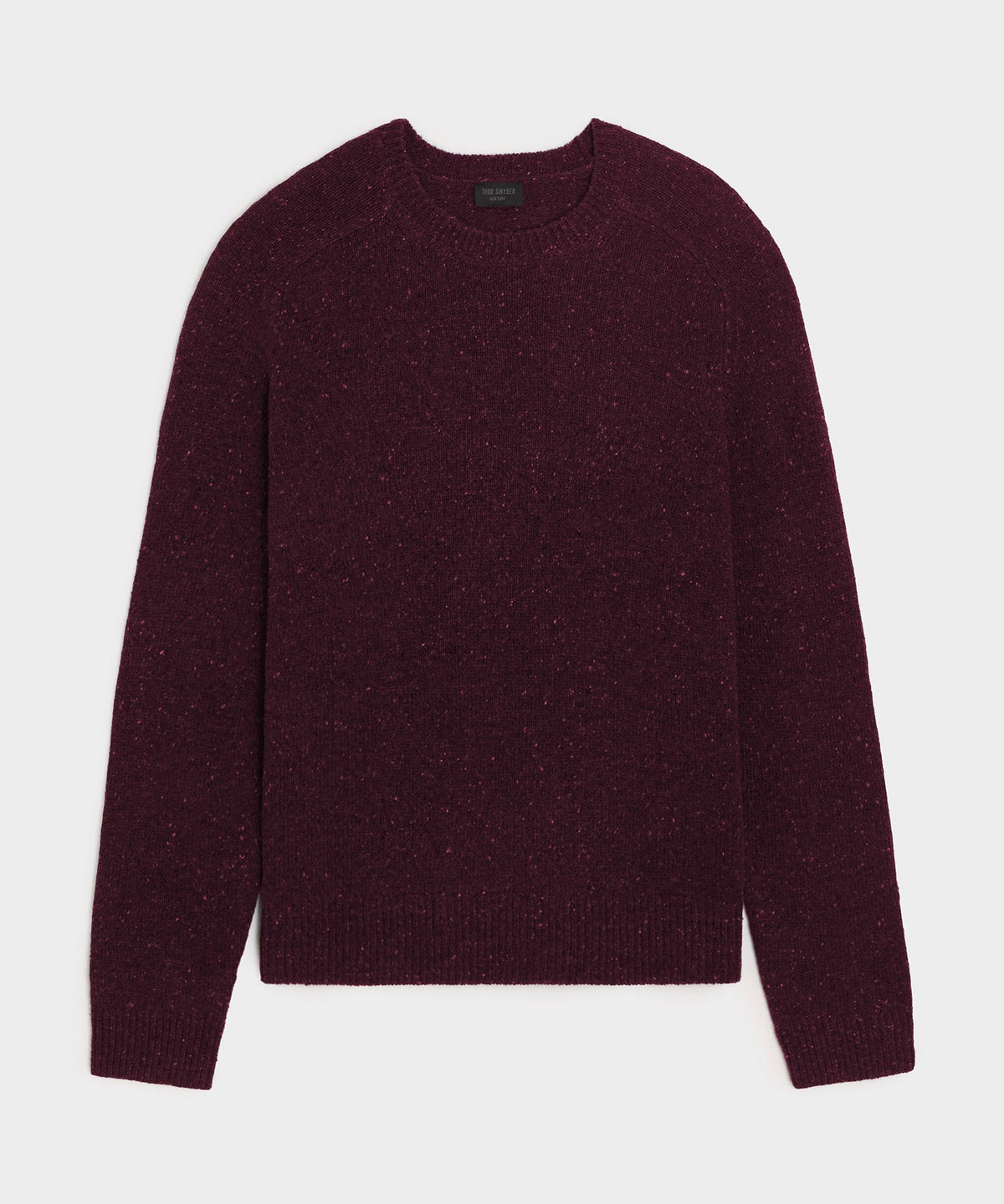 Donegal Crewneck Sweater - Burgundy